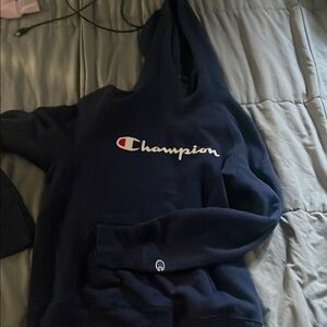 Champion Navy Blue Hoodie